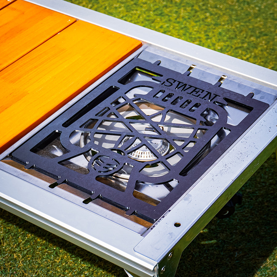 SWENオリジナル MASUDA(マスダ)SWENフラットバーナー用五徳 ランタン MARU-12 限定