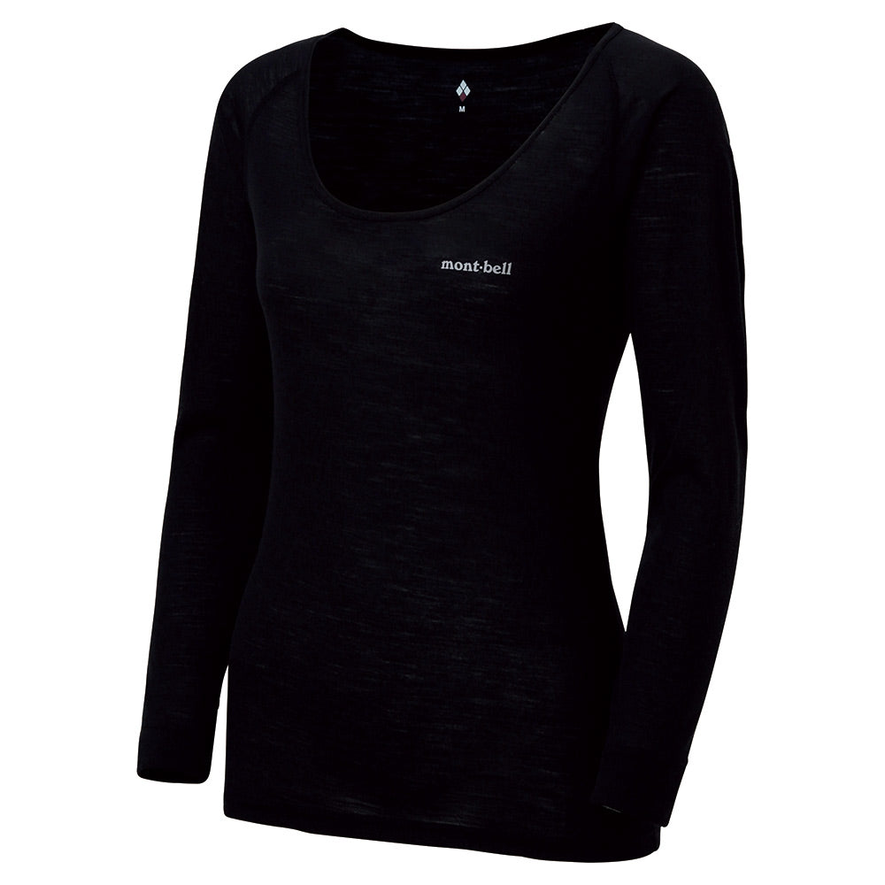 mont-bell(モンベル)スーパーメリノウール L.W. Uネックシャツ Women's #1107663
