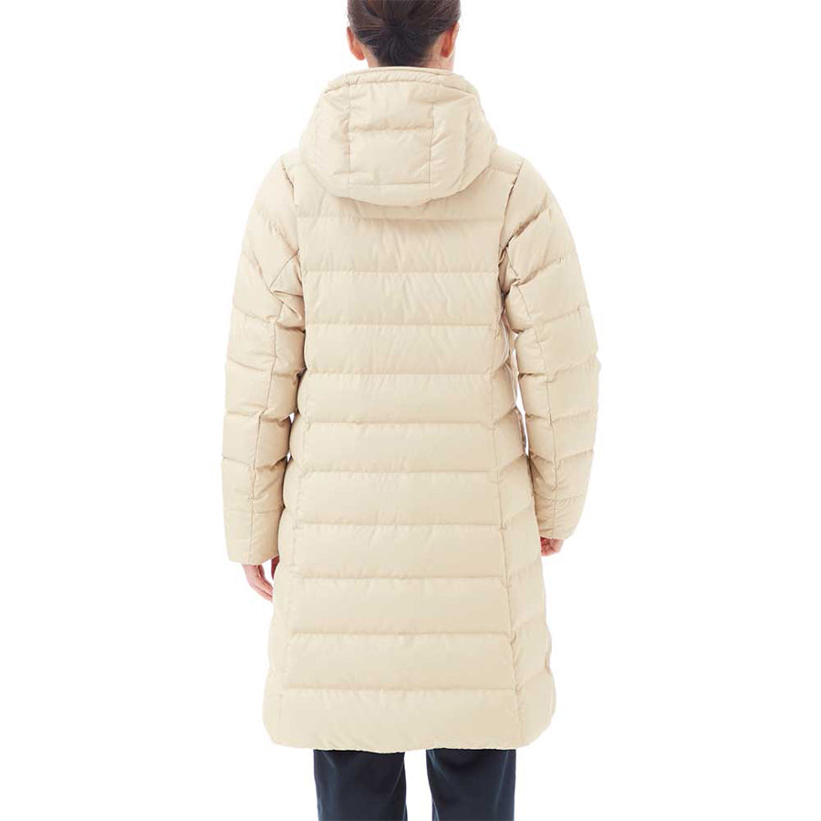 mont-bell モンベル トラベルロングダウンコート フード ベージュ L mont-bell(モンベル) トラベルダウンロングコート Women's #1101550