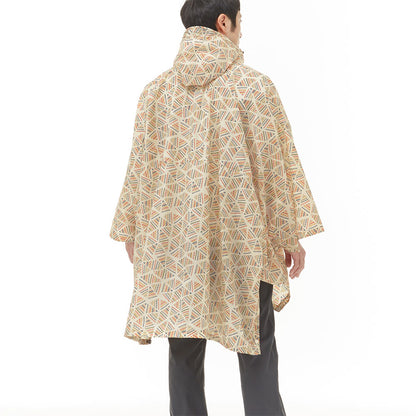 mont-bell(モンベル）プリント トレッキング レインポンチョ Unisex　#1128668