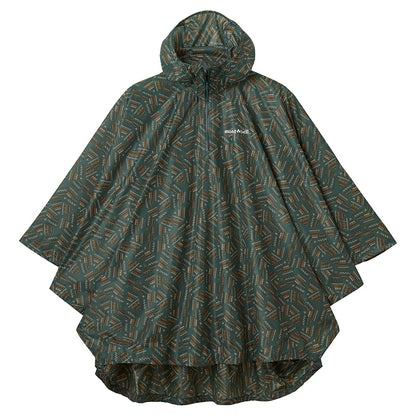 mont-bell(モンベル）プリント トレッキング レインポンチョ Unisex　#1128668