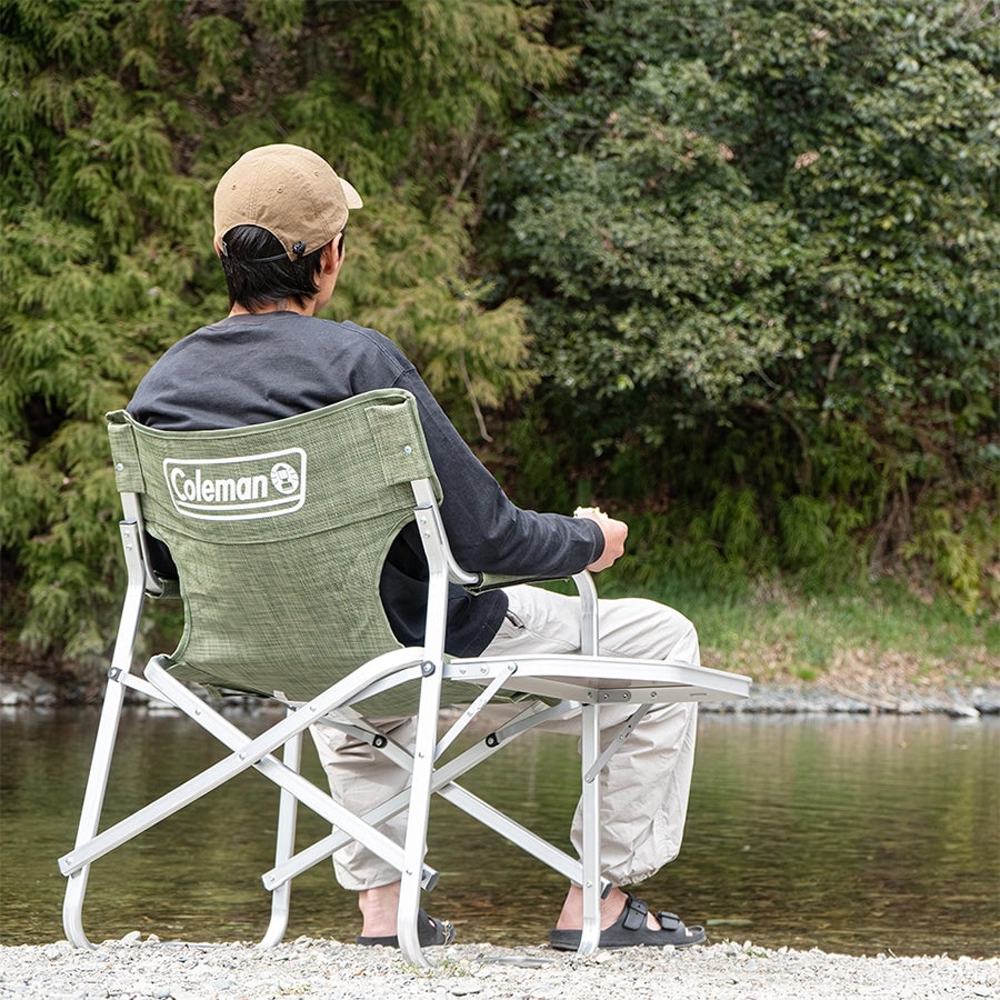 Coleman(コールマン）アルミデッキチェア（オリーブ）2205815 OUTLET