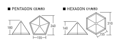 Ogawa（オガワ）タッソUL　2728000080　1人用モノポールテント