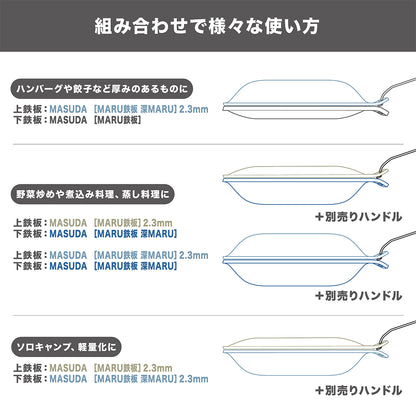 SWENオリジナル　MASUDA（ﾏｽﾀﾞ）MARU鉄板2.3mm MARU-04