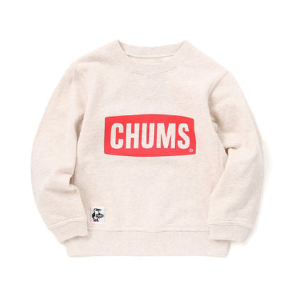 CHUMS（チャムス）Kid's CHUMS Logo Crew Top LP（キッズチャムスロゴクルートップループパイル）CH20-1077