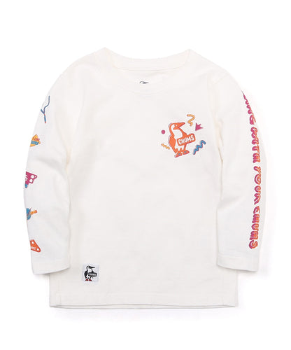 CHUMS（チャムス）Kid's Disco Time Brushed L/S T-Shirt（キッズディスコタイムブラッシュドロングスリーブTシャツ）CH20-11341