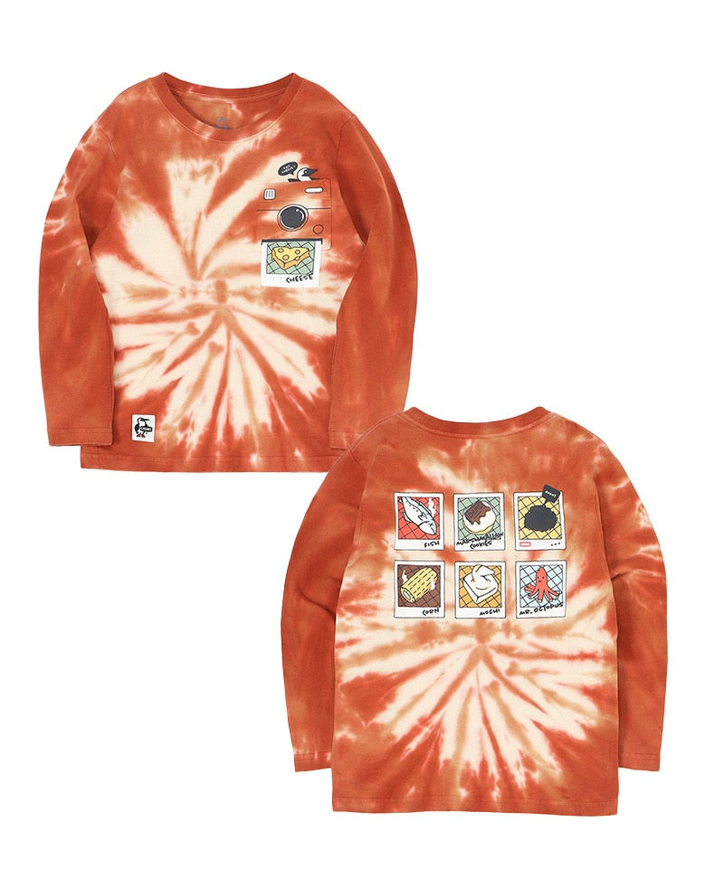 CHUMS（チャムス）Kid's Instant Camera Pocket Brushed L/S T-Shirt（キッズインスタントカメラポケットブラッシュドロングスリーブTシャツ）CH21-1342