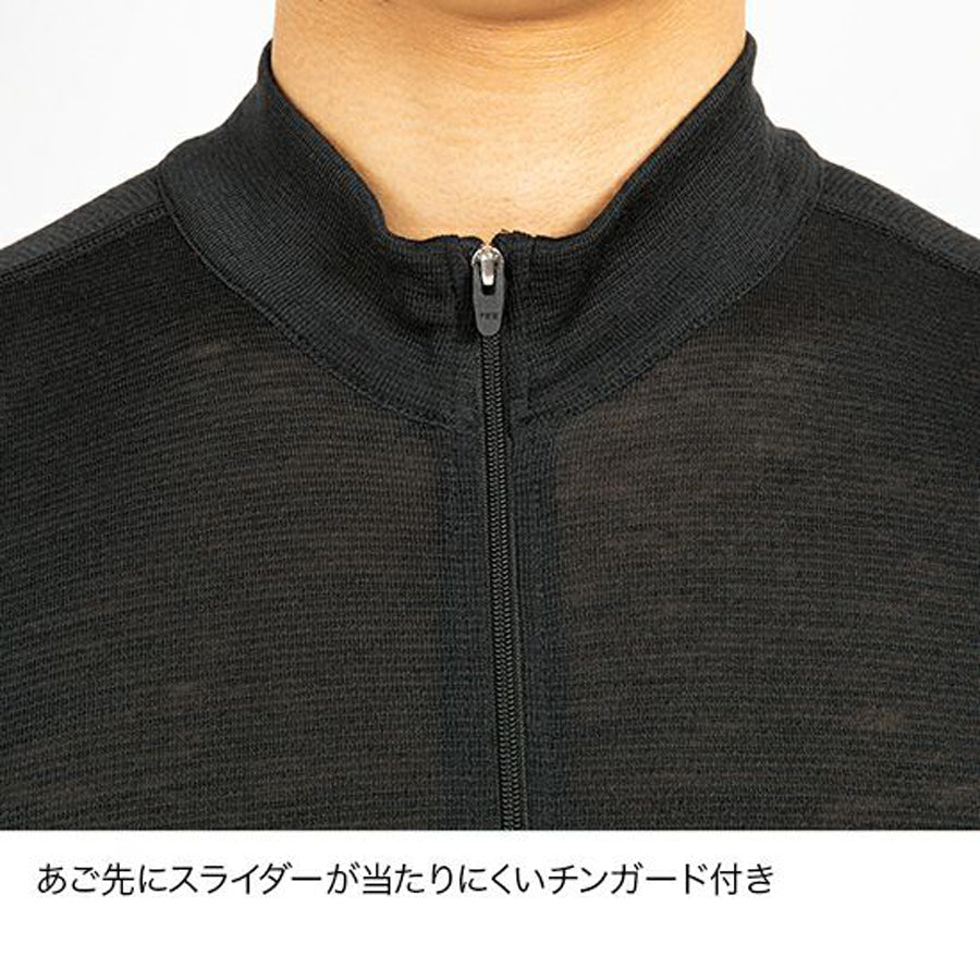 finetrack(ファイントラック）メリノスピンライトジップネック Men's FUM0722