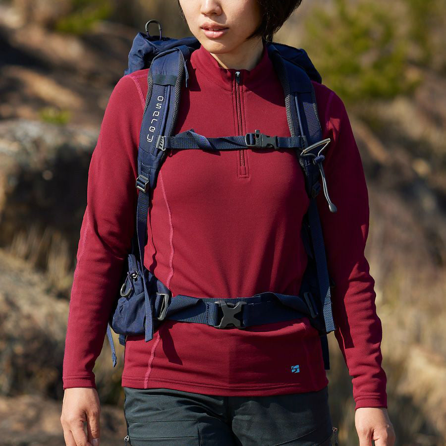 finetrack（ファイントラック）メリノスピンサーモジップネック Women's FUW0622