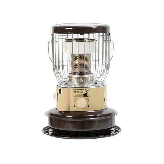 CAPTAIN STAG（キャプテンスタッグ）キャプテンスタッグ×コロナ 石油ストーブSZ-32CS-CT（ベージュ／ブラウン） U-1417